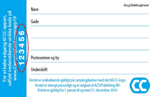 CampingCard ACSI 2019