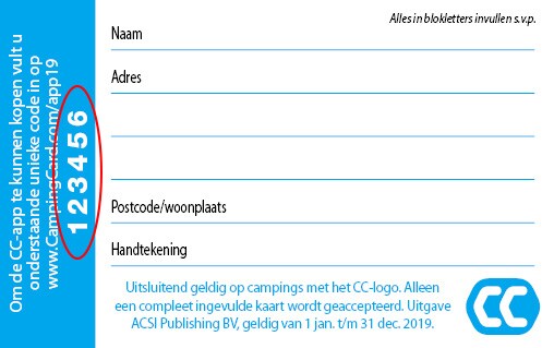 CampingCard ACSI 2019