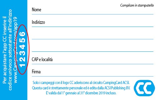 CampingCard ACSI 2019