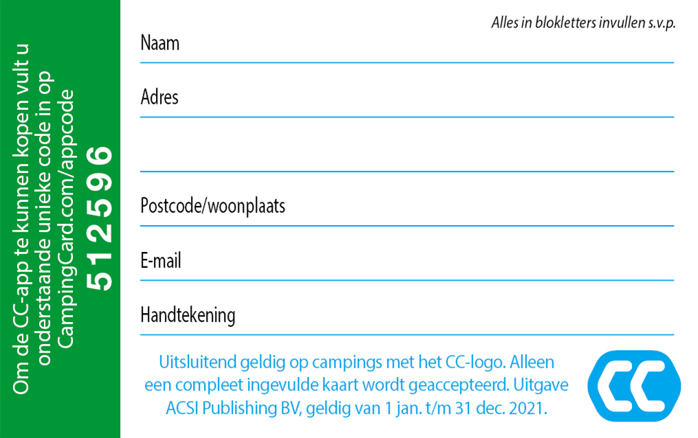CampingCard ACSI 2021