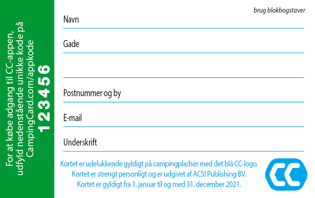 CampingCard ACSI 2021