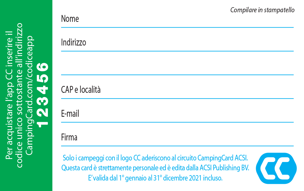CampingCard ACSI 2021