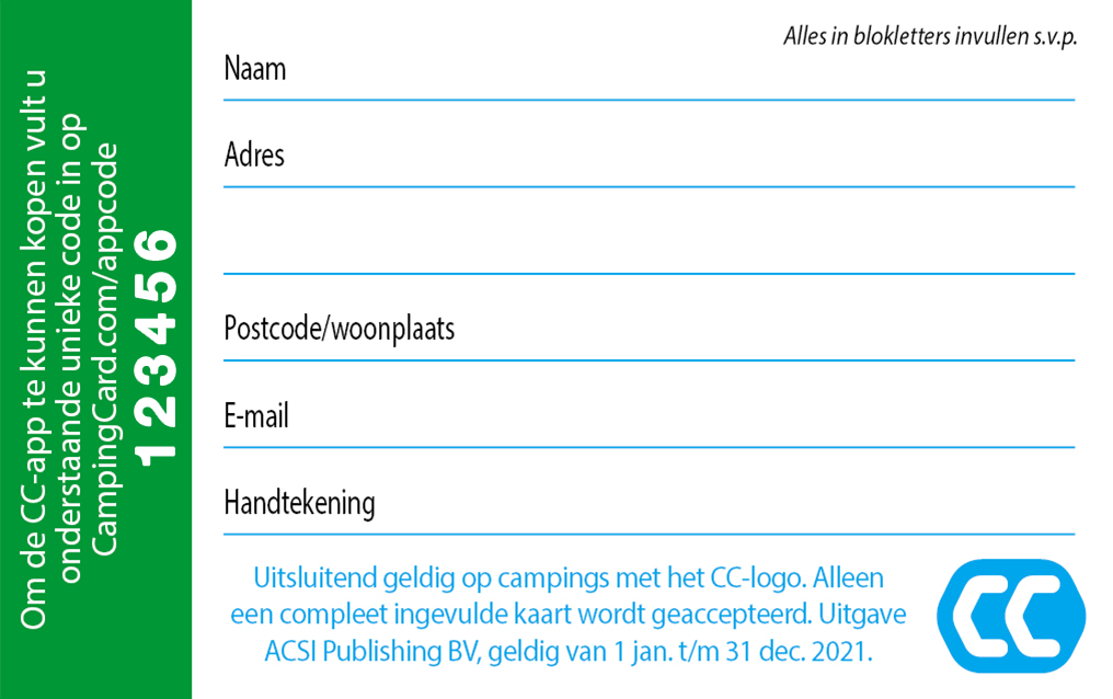 CampingCard ACSI 2021