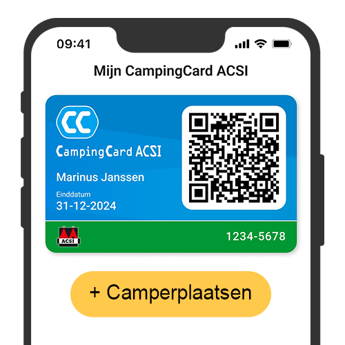CampingCard ACSI Digitaal & Camperplaatsen