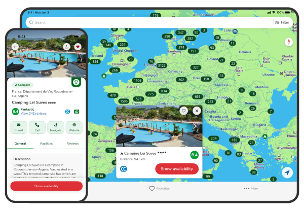 ACSI Campings Europa-app