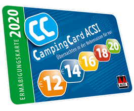 acsi karte CampingCard ACSI | Günstig campen in der Nebensaison