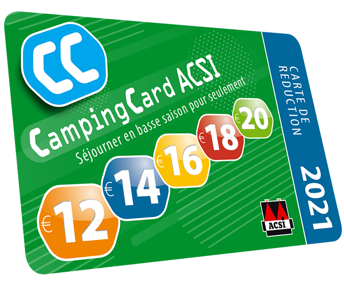 Commander la CampingCard ACSI Camper à un tarif avantageux en basse