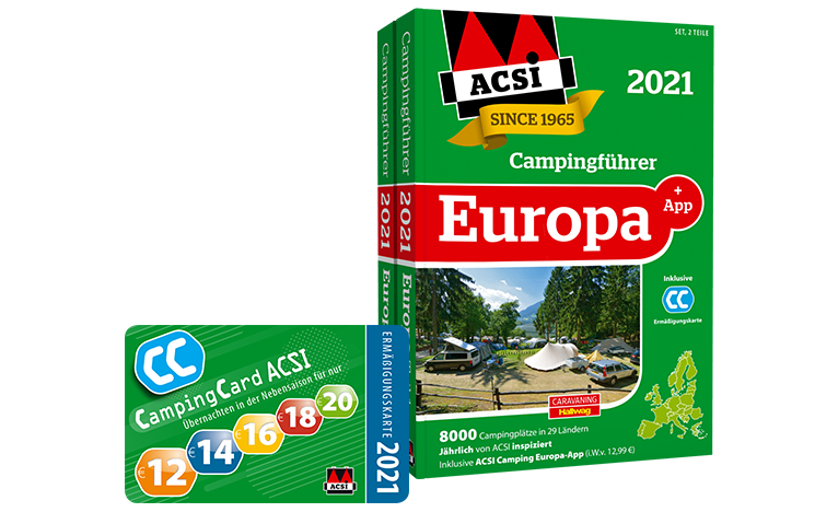 ACSI Campingführer Europa + App 2022