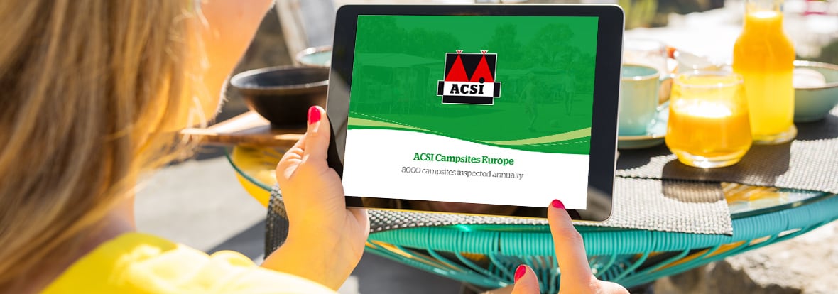 aplikacją ACSI Kempingi w Europie