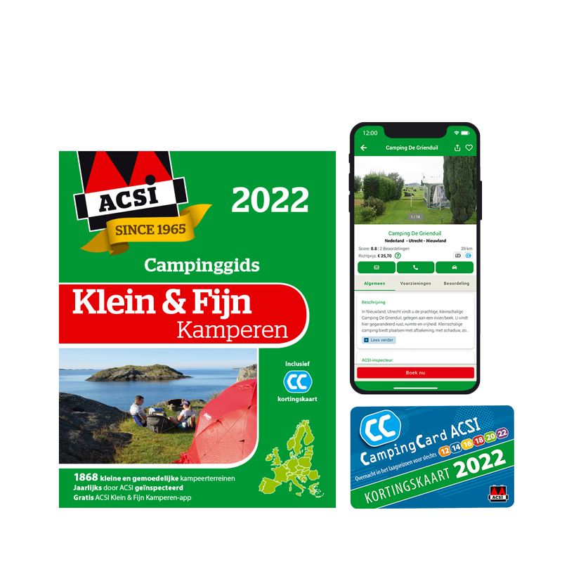 ACSI Klein & Fijn Kamperen-gids 2022