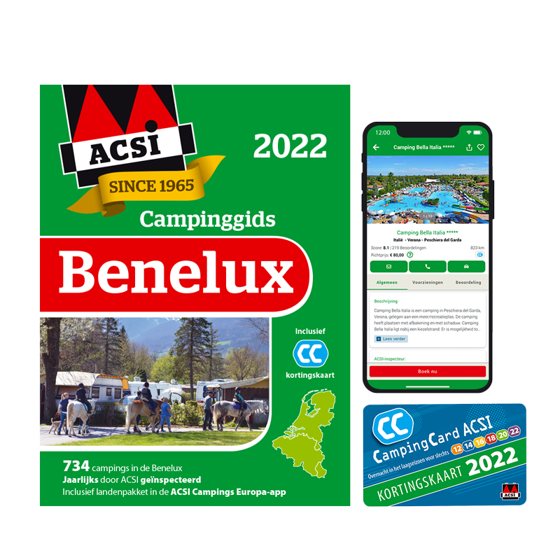 ACSI Campingsgids Benelux 2022