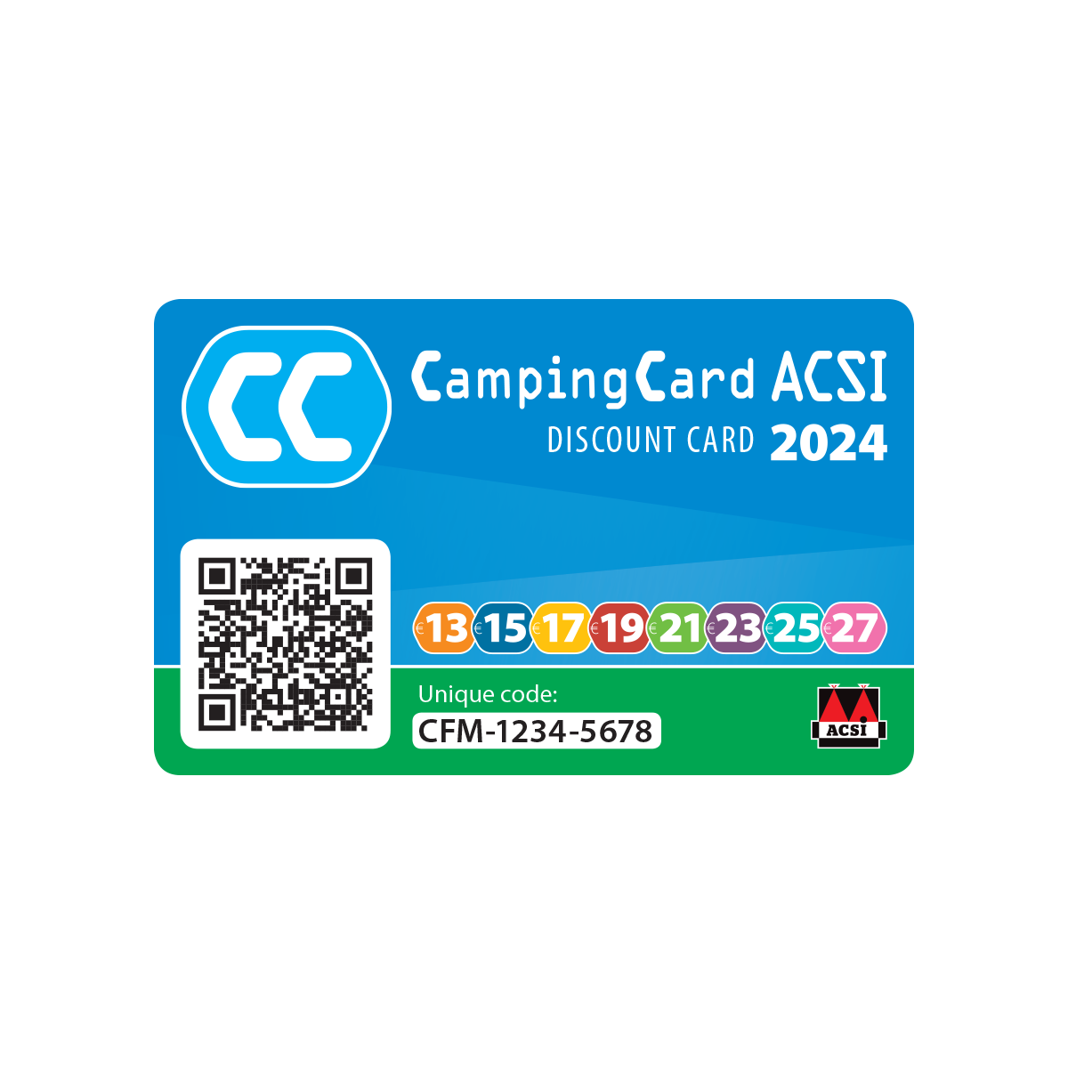 CampingCard & Camperplaatsen 2024 : ACSI: : Libri