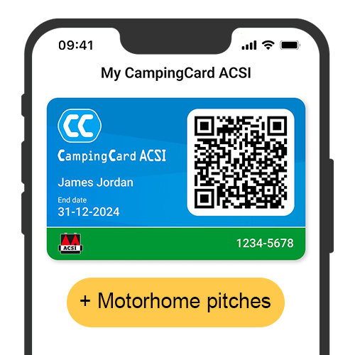 CampingCard ACSI & Motorhome pitches Digital