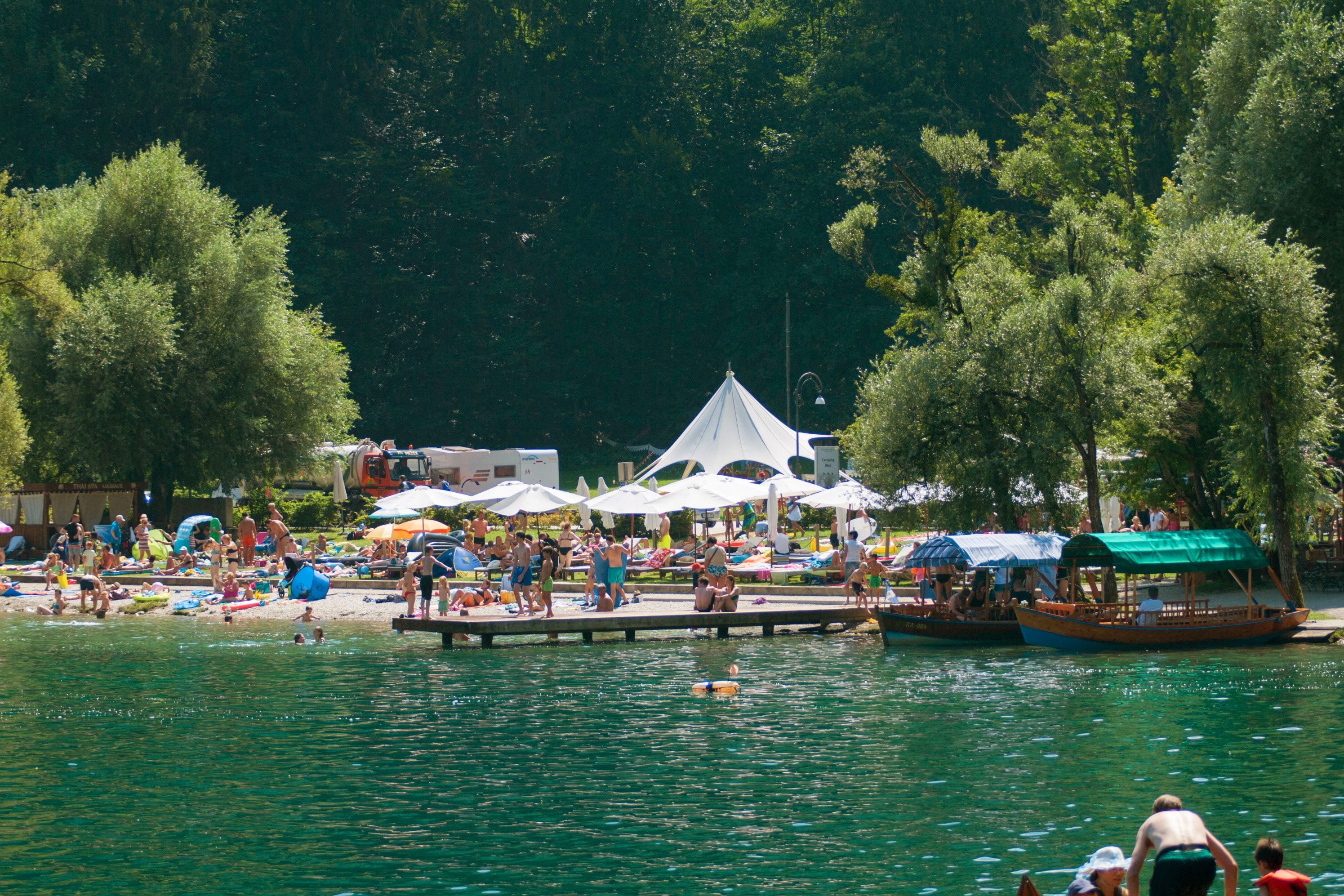 Interior living area at Camping Bled in Bled