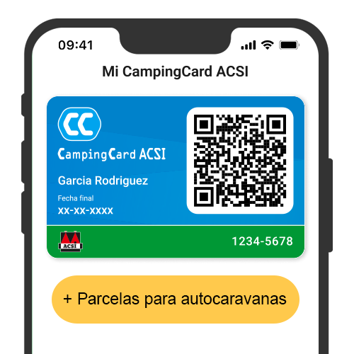 CampingCard ACSI Digital & Áreas para Autocaravanas