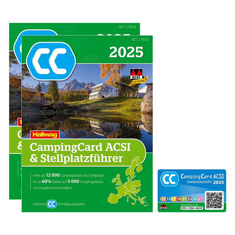 ACSI CampingCard & Stellplatzführer