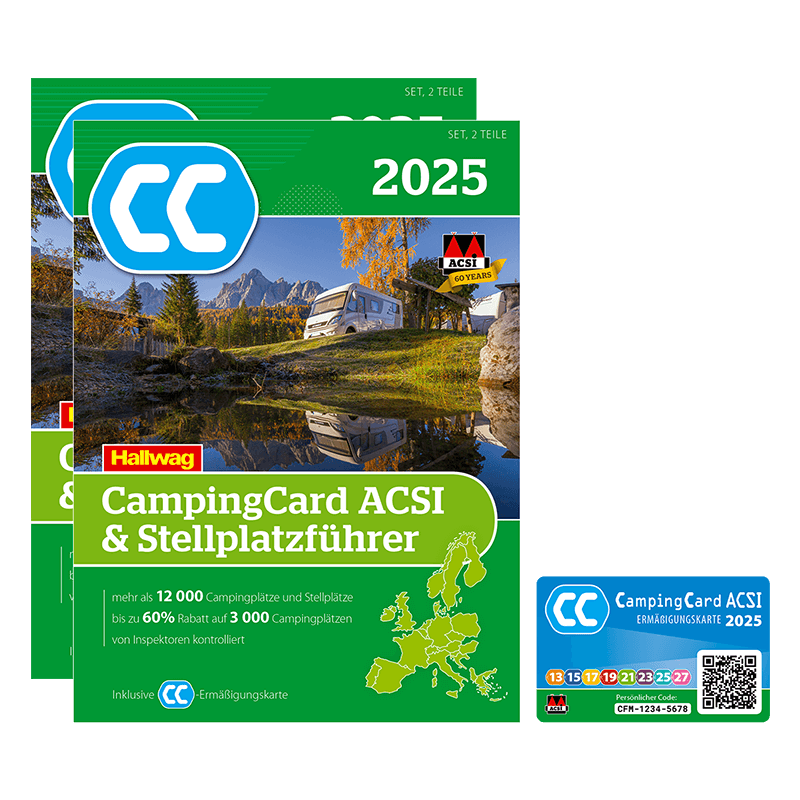 ACSI CampingCard & Stellplatzführer 2024