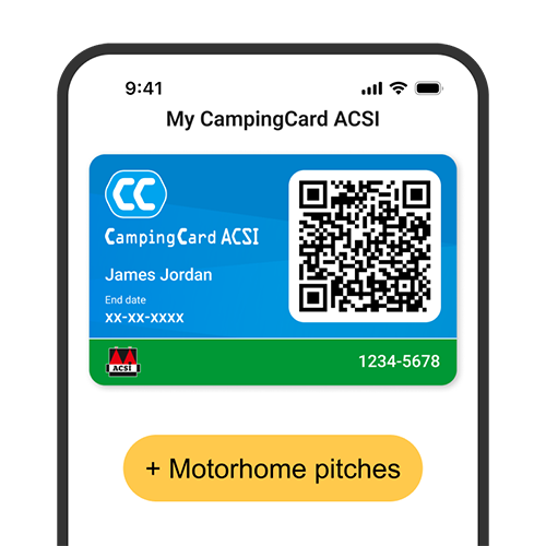 CampingCard ACSI & Motorhome pitches Digital