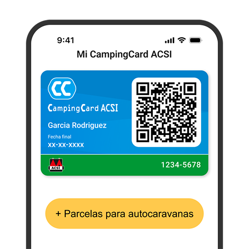 CampingCard ACSI y parcelas para autocaravanas Digital
