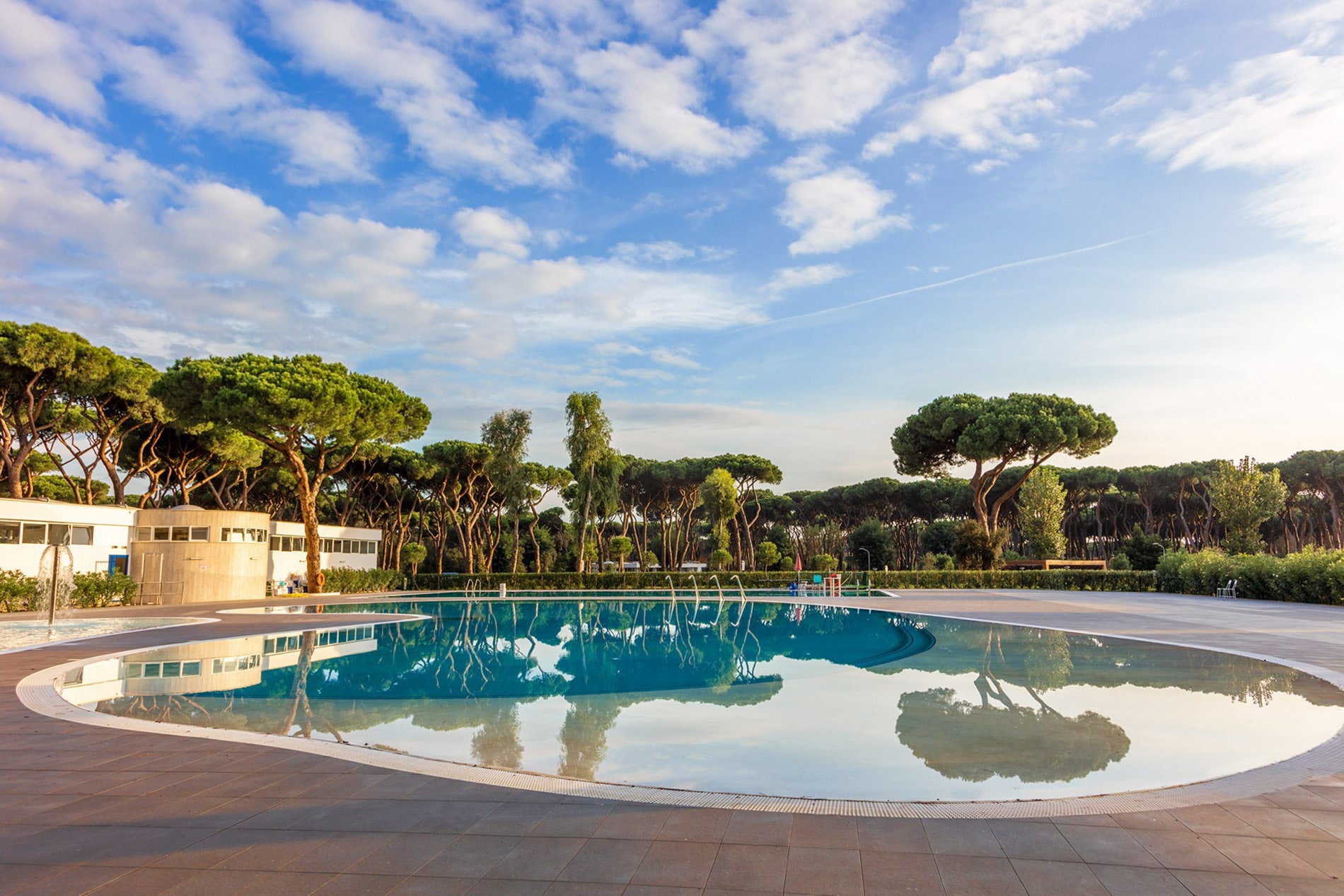 Interior living area at Baia Holiday Camping Village Roma Capitol in Rome