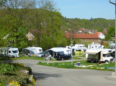 handtuch camping Fichtenliebe 3D Forestfibre Camping Handtuch Grau