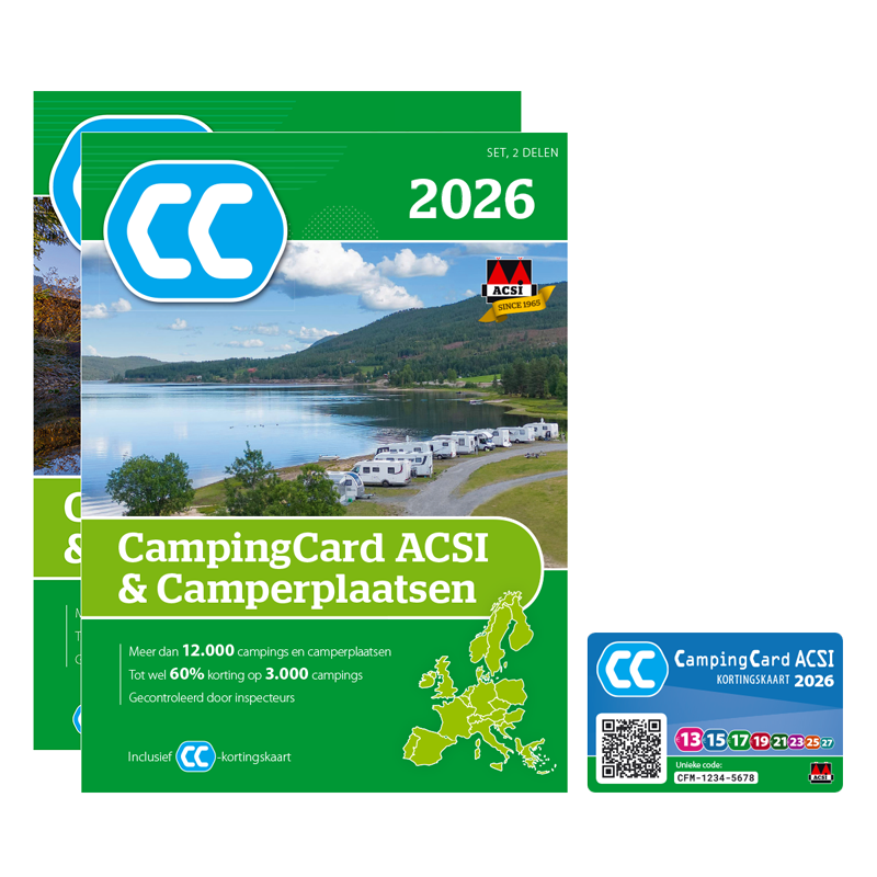 ACSI CampingCard & Camperplaatsen 2026