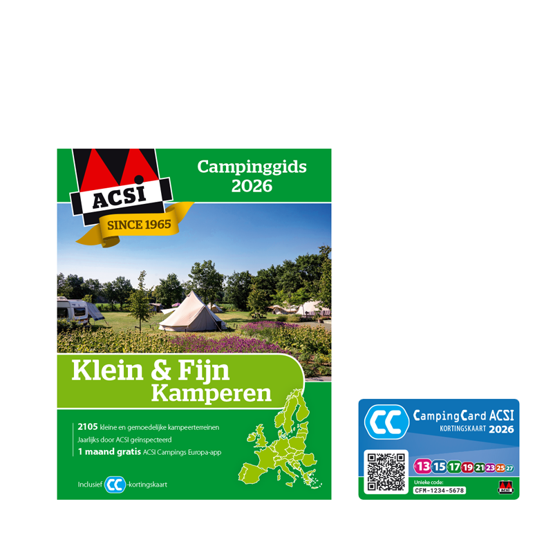 ACSI Klein & Fijn Kamperen-gids 2026