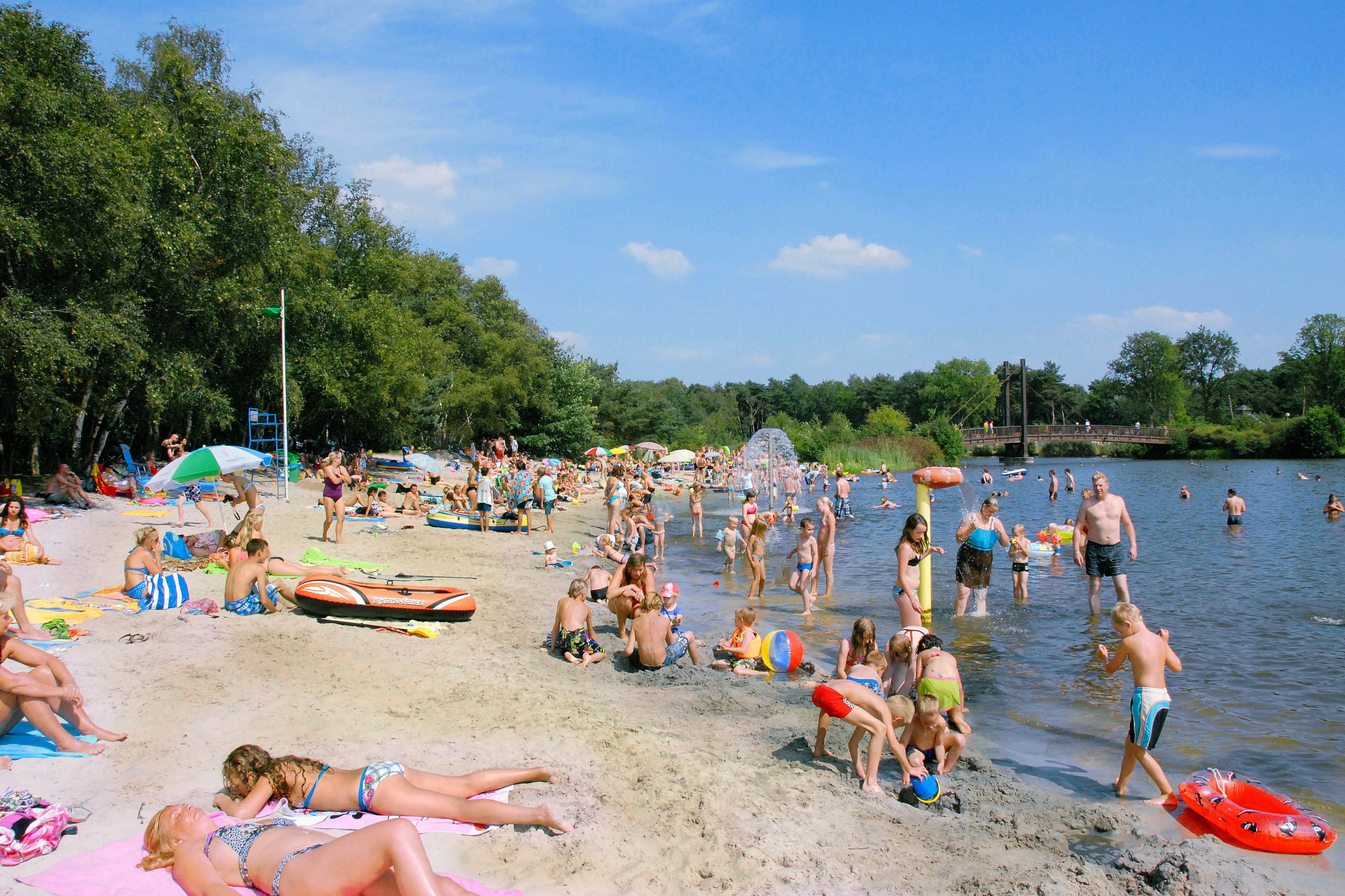 Bedroom accommodation at EuroParcs Zilverstrand in Mol
