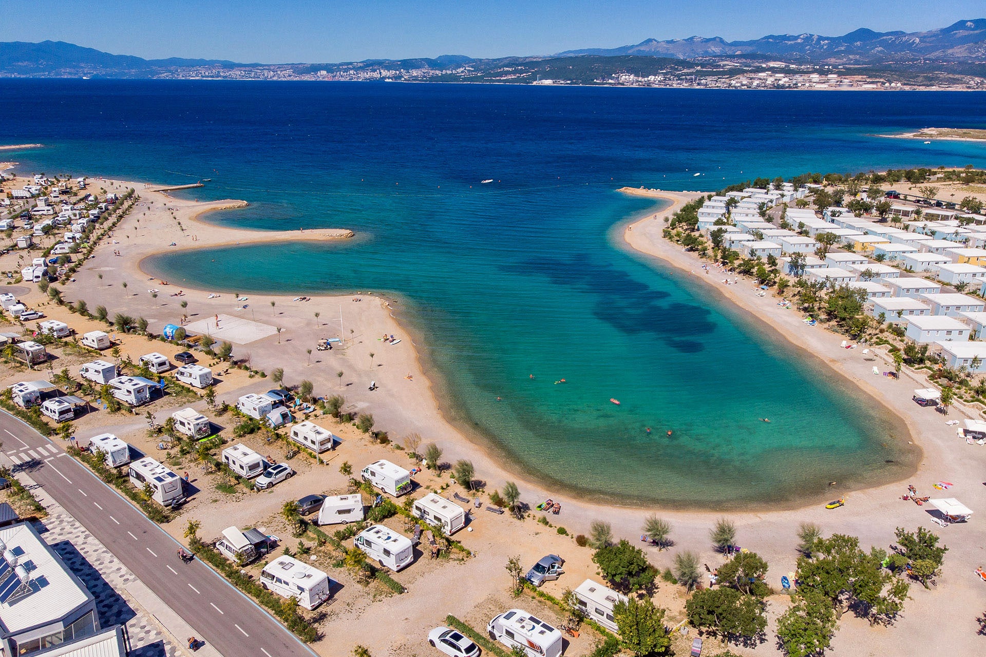 Kitchen facilities at Camping Omisalj in Omišalj