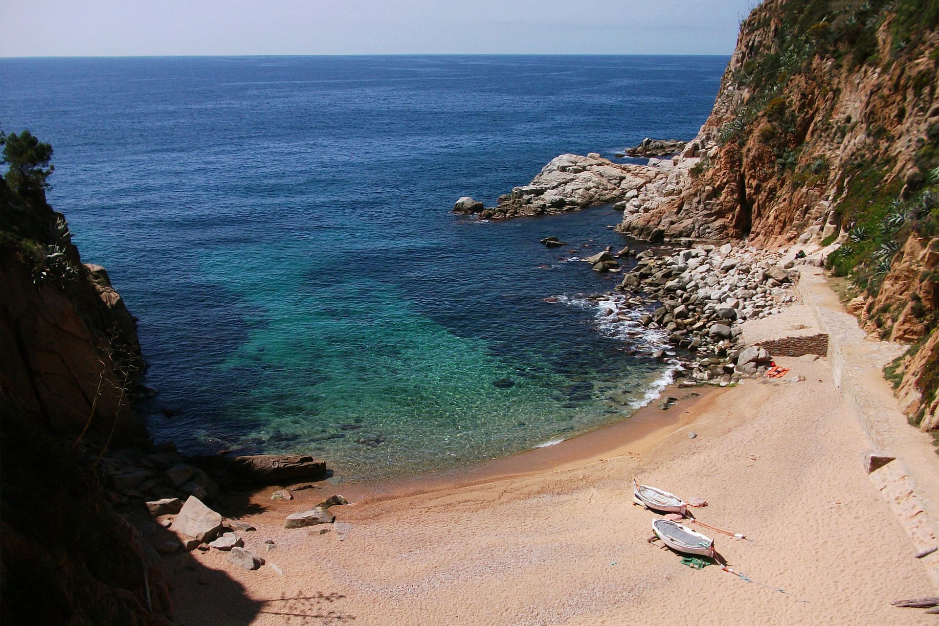 Bathroom at Camping Sènia Cala Canyelles in Lloret de Mar