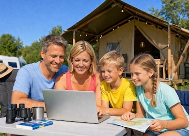 Campings que se pueden reservar a través de ACSI