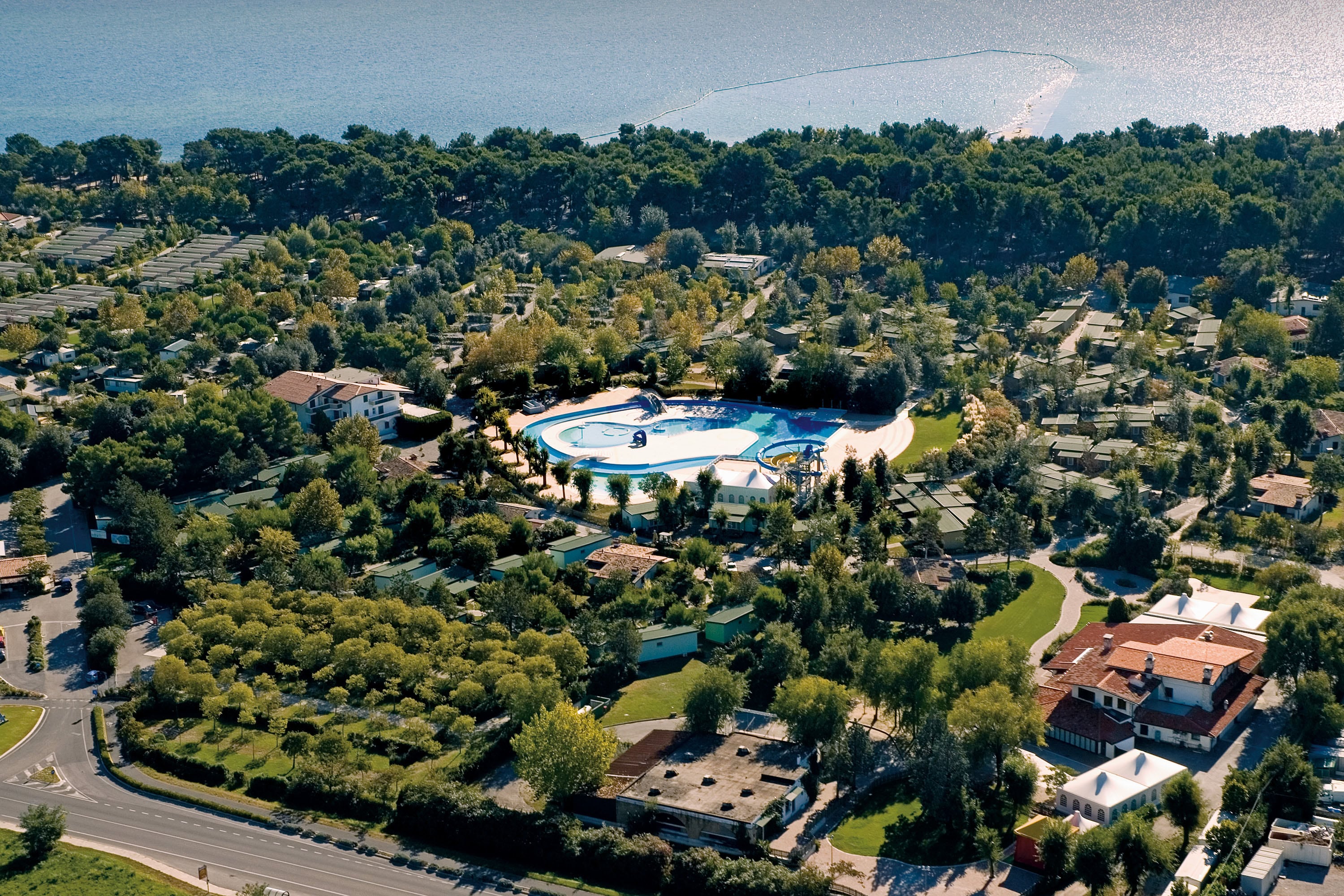 Interior living area at Camping Villaggio Europa in Grado