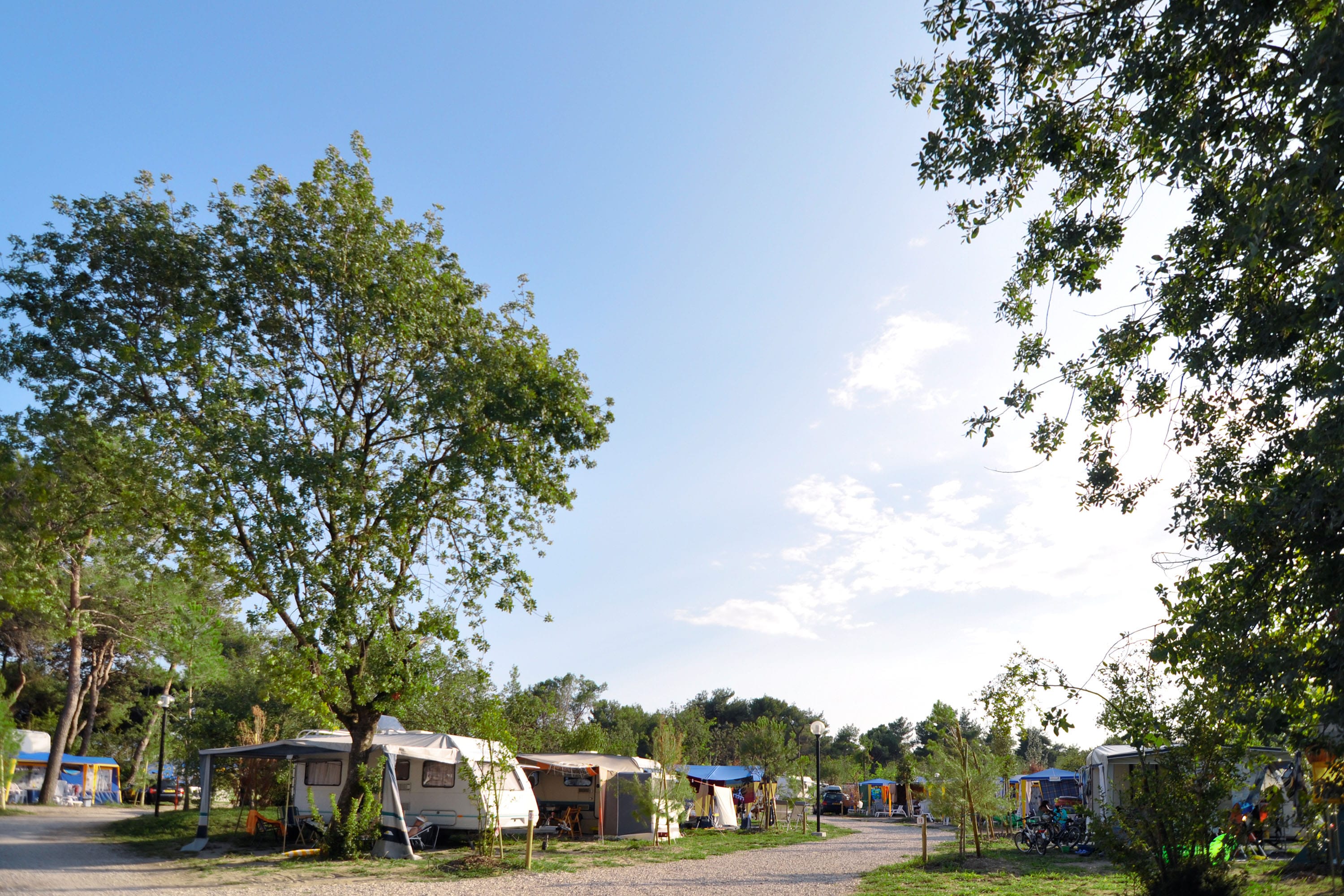 Kitchen facilities at Camping Villaggio Europa in Grado