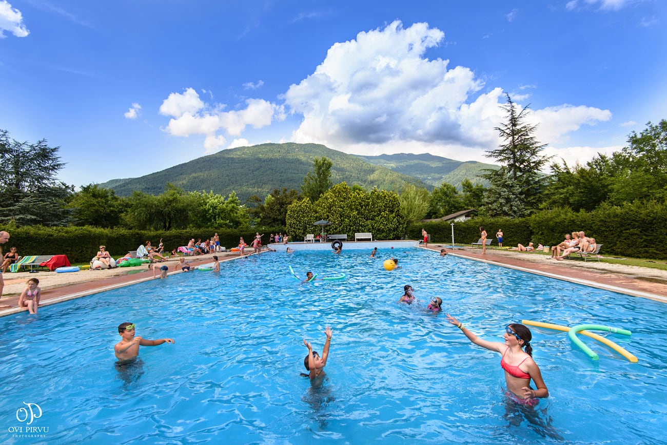 Interior living area at Club del Sole Due Laghi Levico Family Collection in Levico Terme