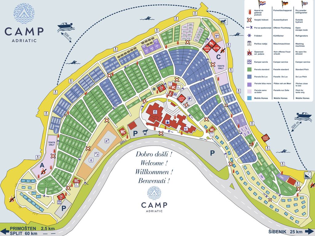 Zobacz mapę kempingu