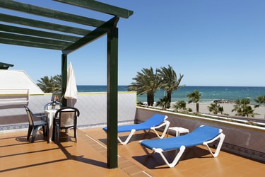 Uitzicht op zee vanuit een accommodatie van Playavera Hotel