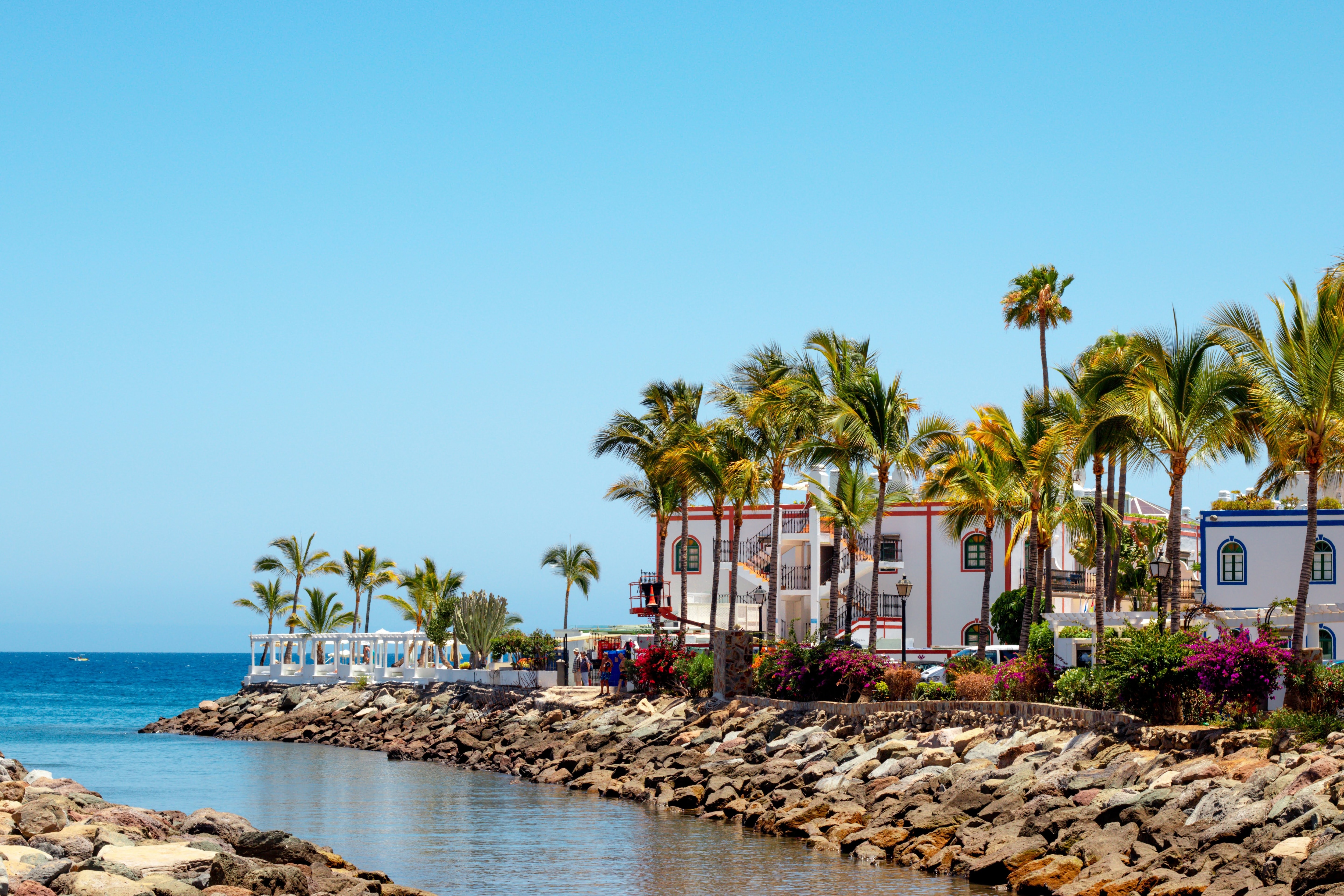 Het plaatsje Mogan, Gran Canaria