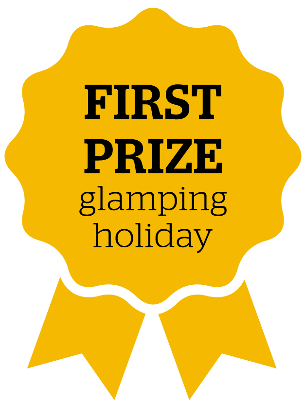 First prize: glamping holiday